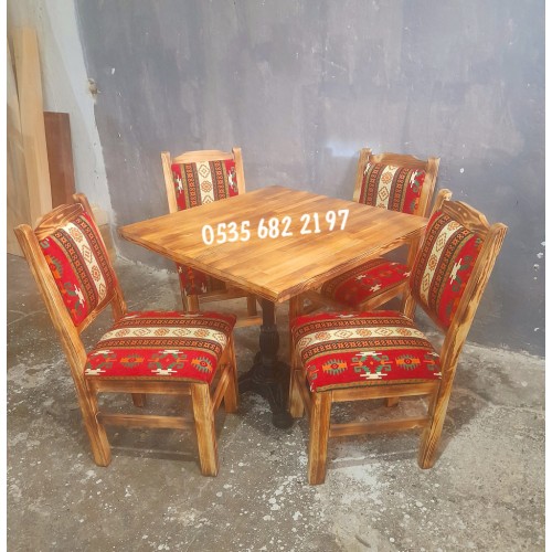 Ahşap Masa Sndalye Takımı massan053